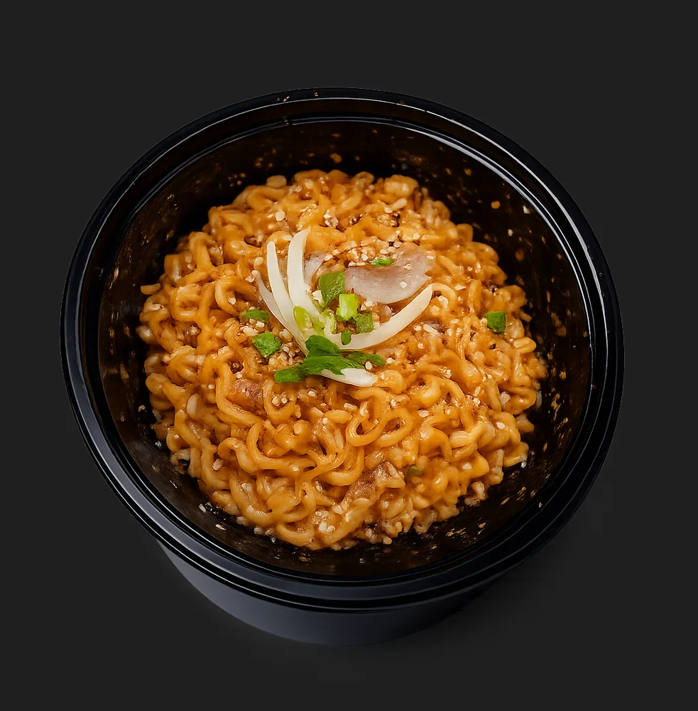 Buldak Carbonara – Bowl View